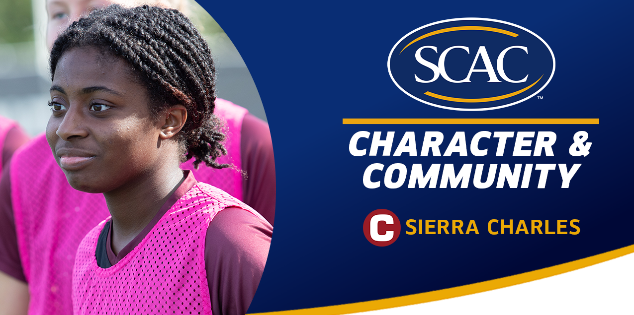 Sierra Charles, Centenary College, Women's Soccer - Character & Community