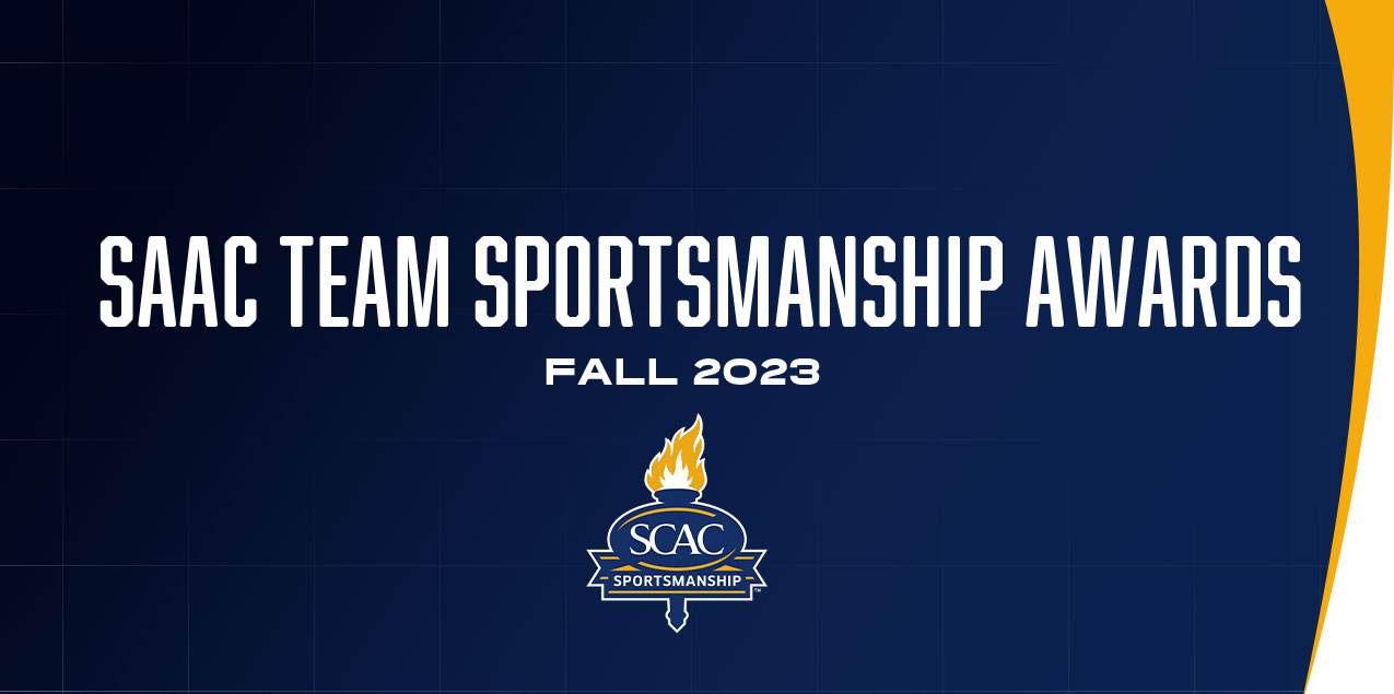 SCAC Announces Fall 2023 SAAC Team Sportsmanship Awards