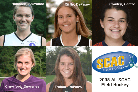 SCAC Announces 2008 All-Conference Field Hockey Team