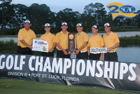 Oglethorpe's 2009 National Championship Selected SCAC Men's Golf Top Moment