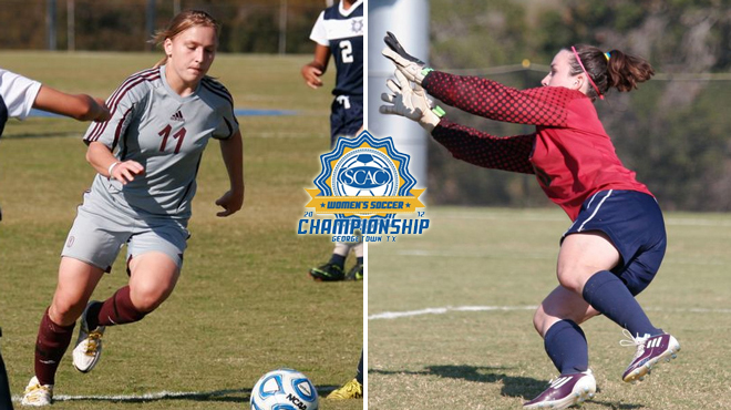 Guenthardt and Hasson Head 2012 SCAC Women's Soccer All-Tournament Selections