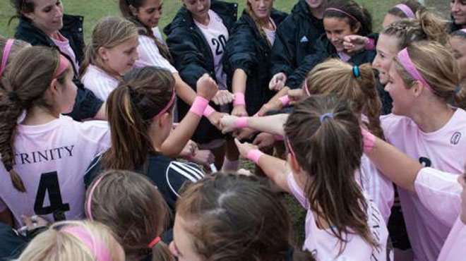 Trinity Women's Soccer Team Raises Over $10,000 for Texas Wings