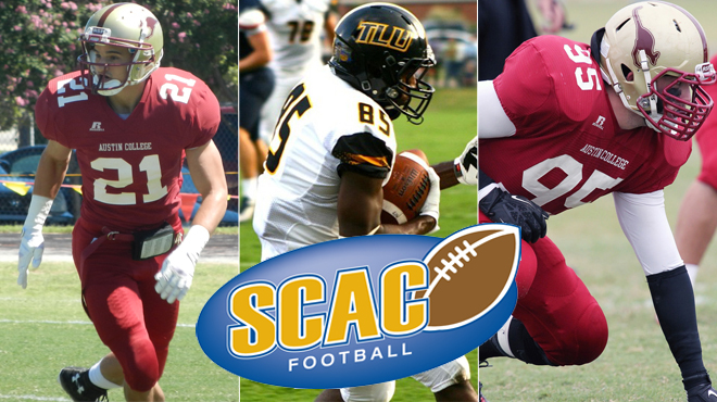 TLU's Peavy, Austin College's Loy and Uland Named SCAC Football Players of the Week