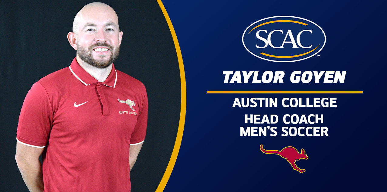 Taylor Goyen Named Austin College Head Men's Soccer Coach