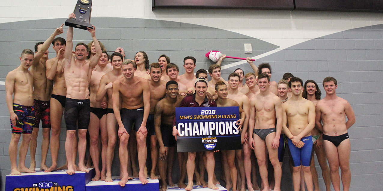 Trinity Men Win Seventh Straight SCAC Men's Swimming & Diving Title