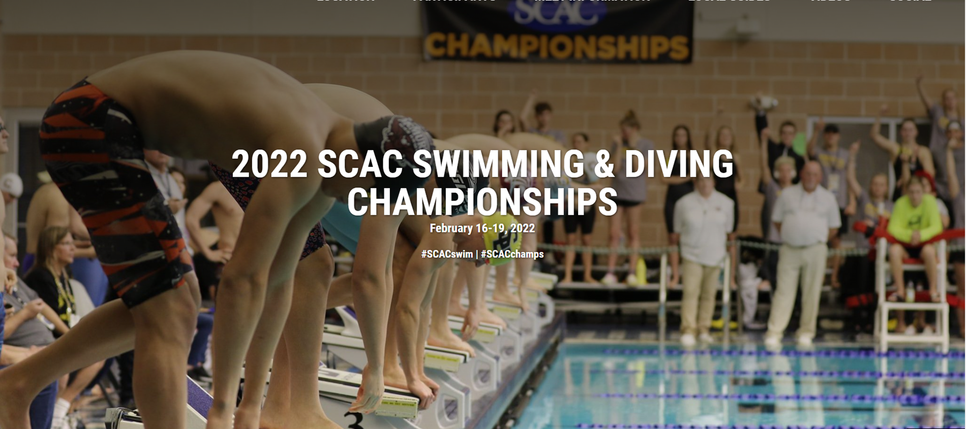 SCAC Swimming & Diving Championship Tickets On Sale