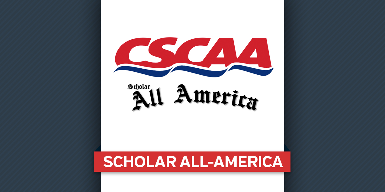 Five Women's, Three Men's Teams Earn CSCAA Scholar All-America Honors