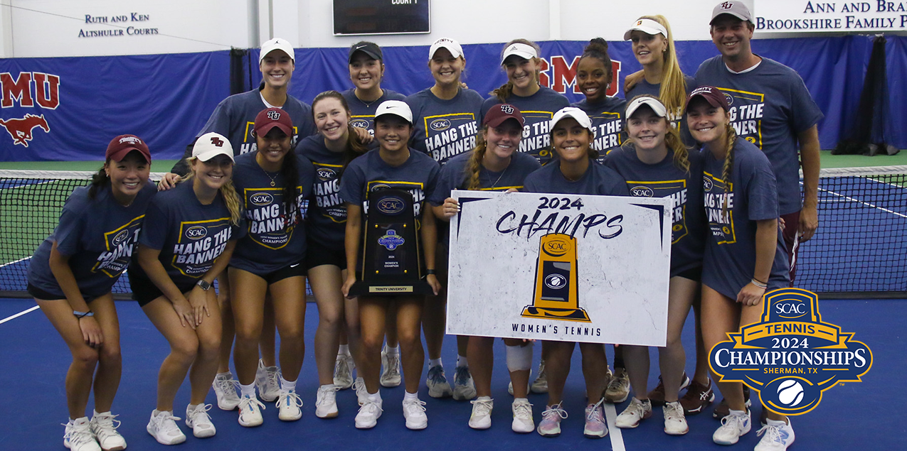 Trinity Women Capture Third-Straight SCAC Tennis Crown with 5-1 Victory Over Southwestern