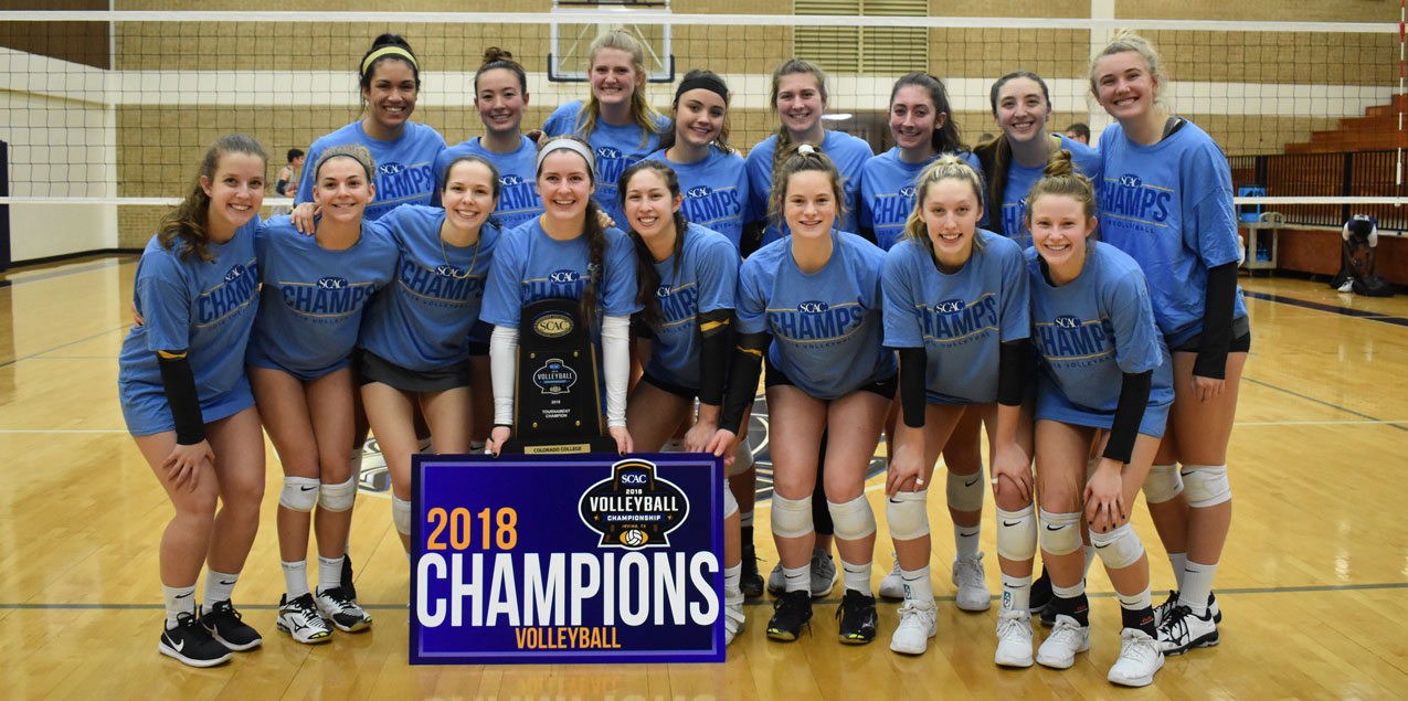 Colorado College Repeats as SCAC Volleyball Champions