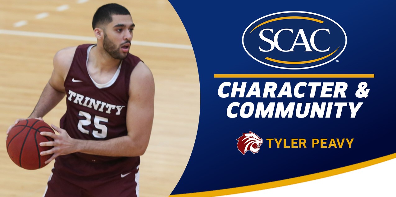 Tyler Peavy, Trinity University, Men's Basketball - Character & Community
