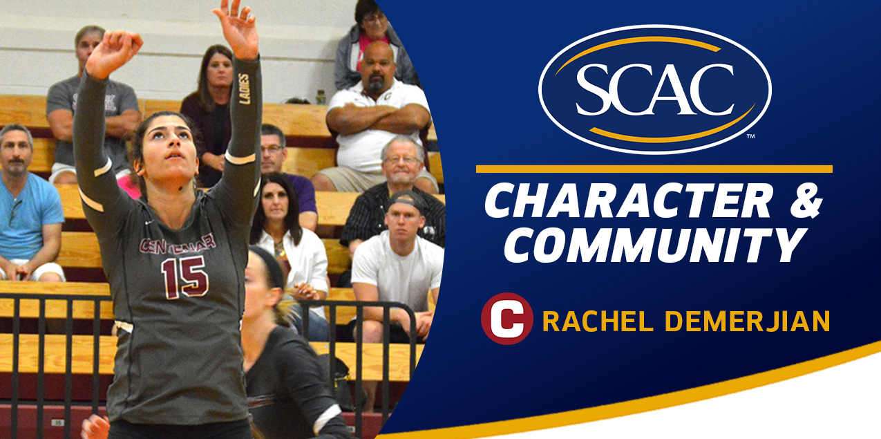 Rachel Demerjian, Centenary College, Volleyball - Character & Community