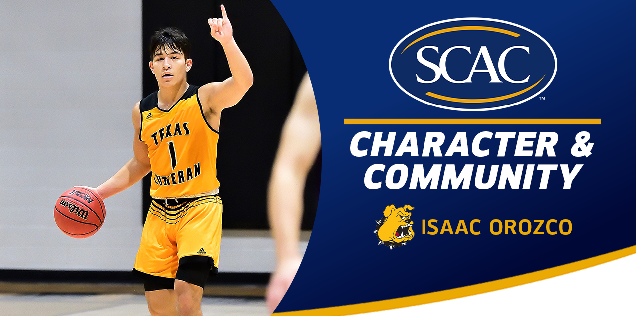 Isaac Orozco, Texas Lutheran University, Men's Basketball - Character & Community