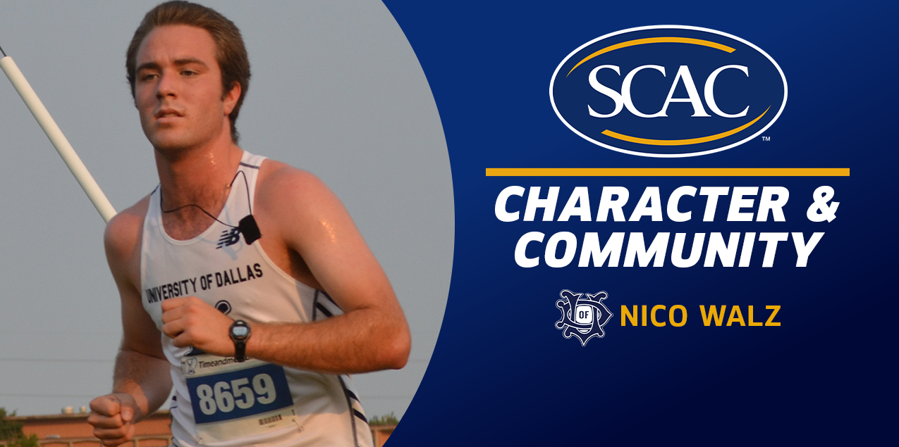 Nico Walz, University of Dallas, Men's Cross Country/Track & Field - Character & Community