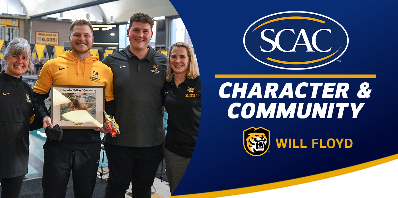 Will Floyd, Colorado College, Men's Swimming and Diving - Character & Community
