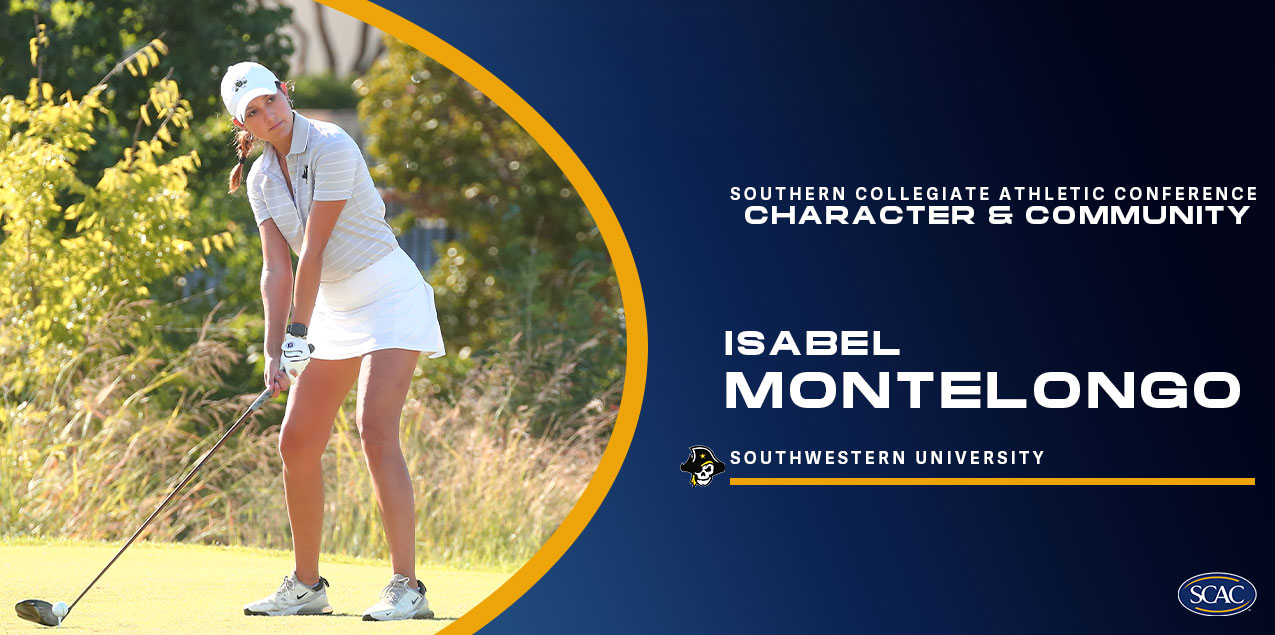 Isabel Montelongo, Southwestern University, Women's Golf - Character & Community