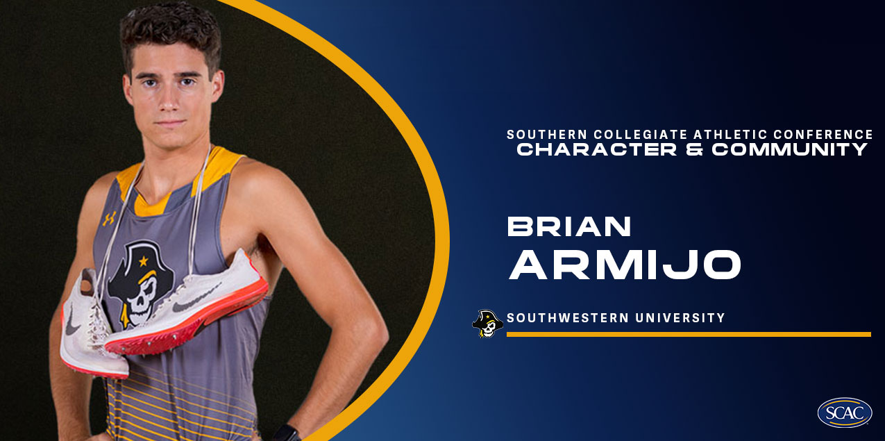 Brian Armijo, Southwestern University, Men's Cross Country and Track & Field - Character & Community