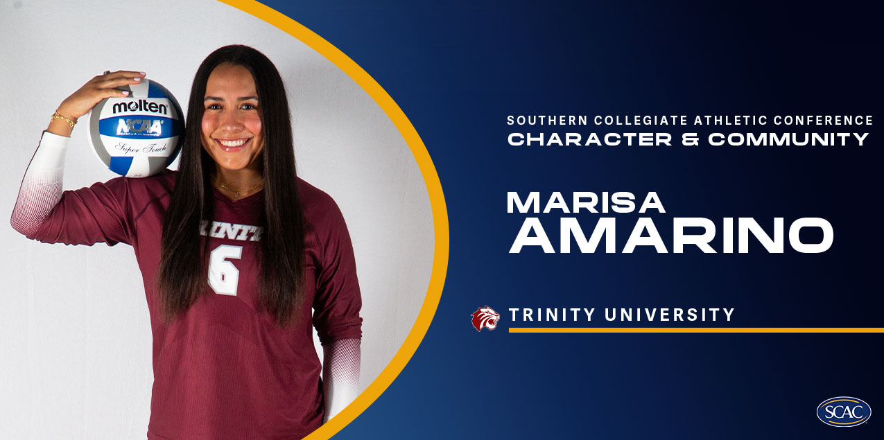 Marisa Amarino, Trinity University, Women's Volleyball - Character & Community