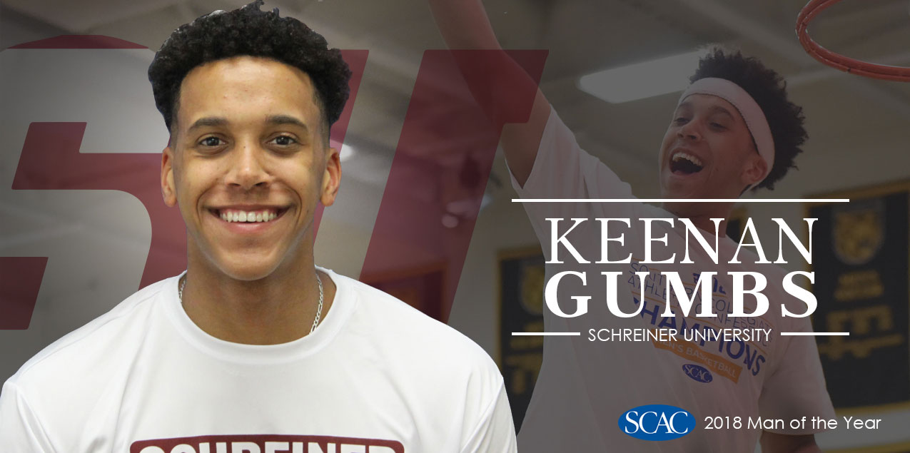 Schreiner's Gumbs Selected SCAC Man of the Year