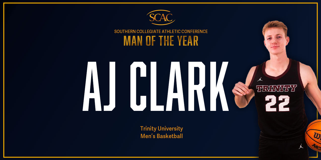 Trinity's AJ Clark Named 2023 SCAC Man of the Year