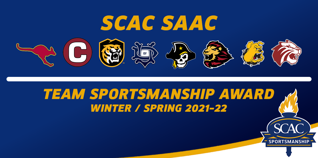 SCAC Announces Team Sportsmanship Awards for 2021-22 Winter and Spring Sports