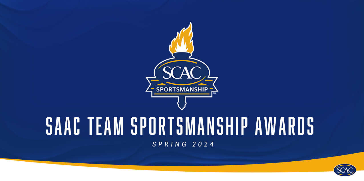 SCAC Announces Team Sportsmanship Awards for Spring 2024