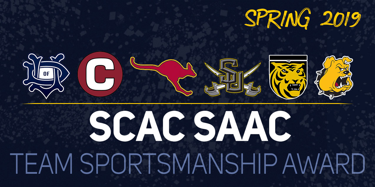 SCAC Announces Team Sportsmanship Awards for Spring 2019