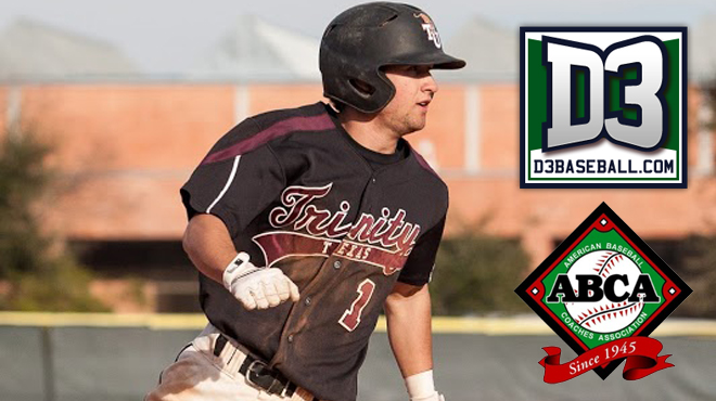 Trinity Leaps to Third in ABCA Poll; Remains Ninth in D3baseball.com Poll