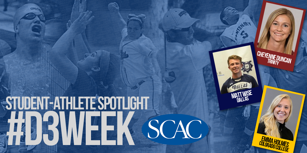 SCAC Celebrates NCAA Division III Week - Day One