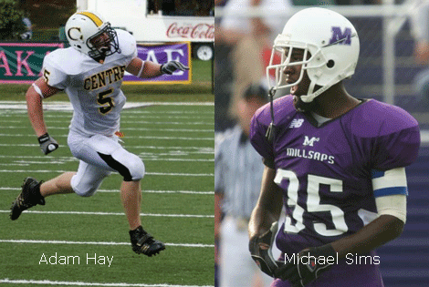 Centre's Hay; Millsaps' Sims named to D3football Team of the Week
