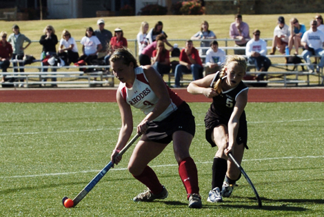 Rhodes and DePauw advance to SCAC Field Hockey title game