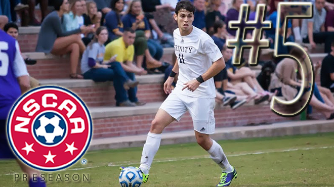 Trinity Men Ranked Fifth in NSCAA Preseason Polls