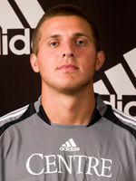 Aaron Arndt, Centre College, Men's Soccer (Co-Defensive)