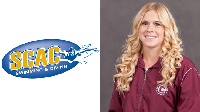 Centenary's Olson Named SCAC Swimmer of the Week
