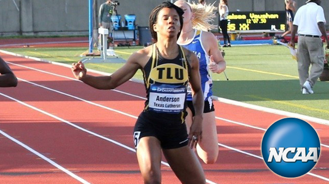 TLU's Anderson Moves to National Final in 100 Meter; Trinity's Warren Finishes 18th in Long Jump