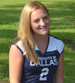 Emily Meyers, University of Dallas, Women's Volleyball (Defensive)