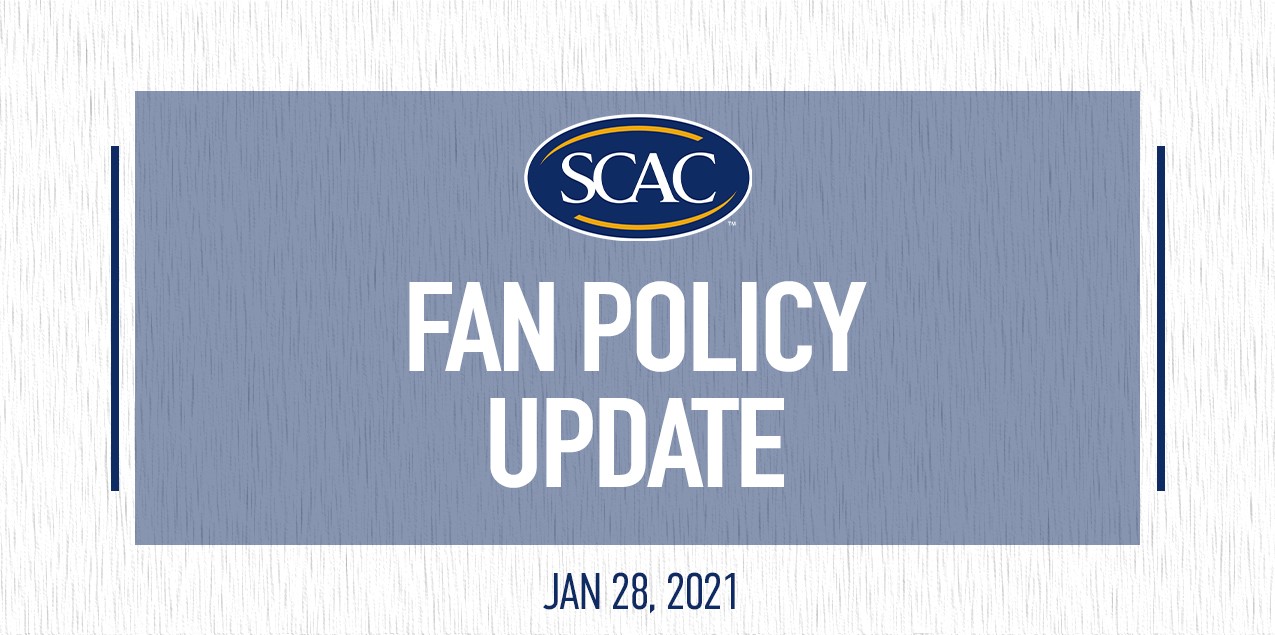 SCAC Announces Fan Policy Update