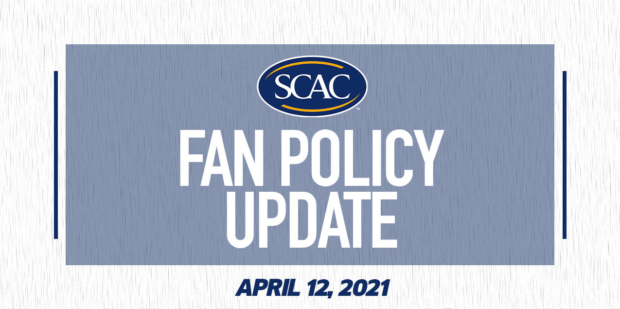 SCAC Announces Fan Policy Update for Championships