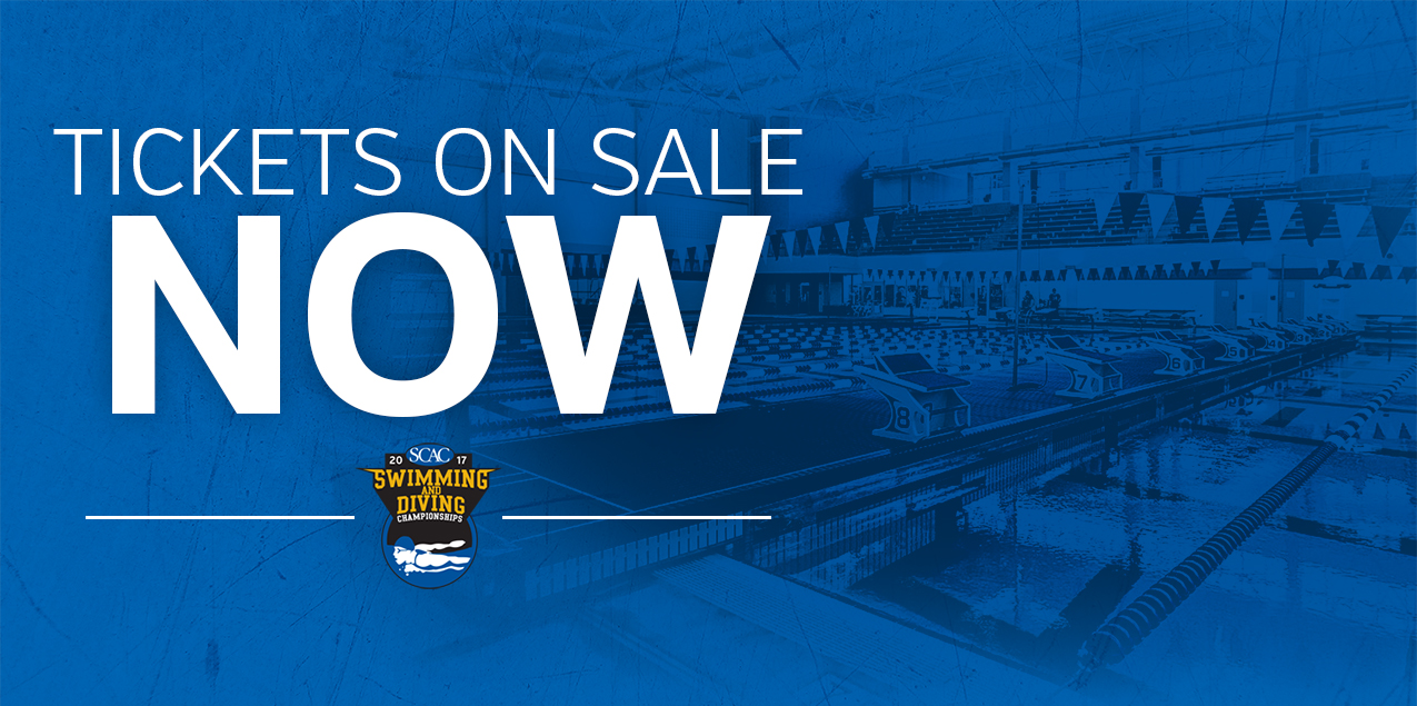 Tickets for SCAC Swimming & Diving Championships Now Available!
