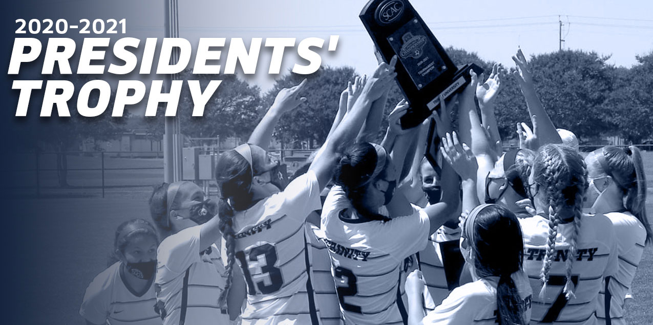 Trinity Wins 10th Straight SCAC Presidents' Trophy Title