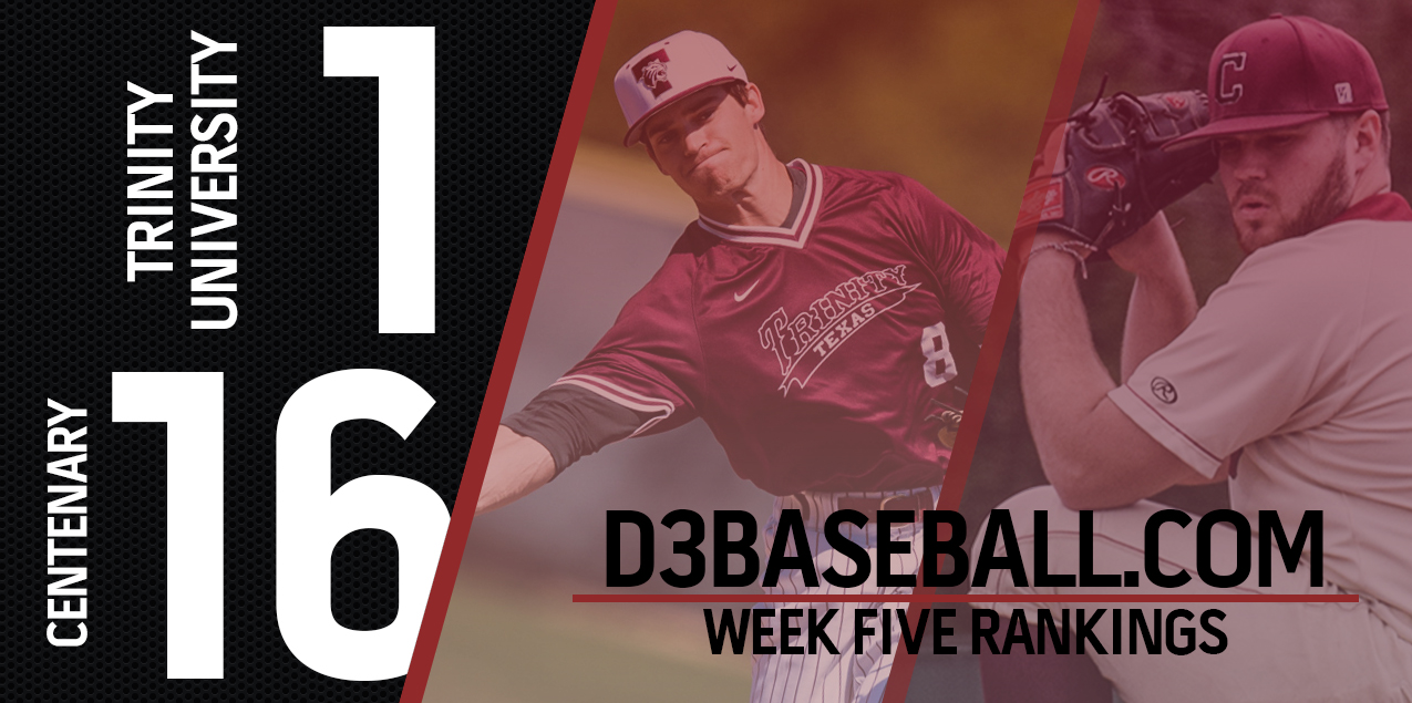 Tigers Hold, Gents Slide in D3baseball.com/NCBWA Top 25