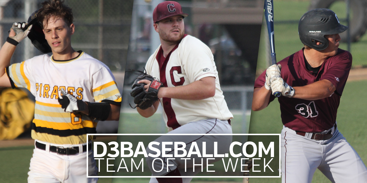 Three SCAC Players Named to D3Baseball.com Team of the Week