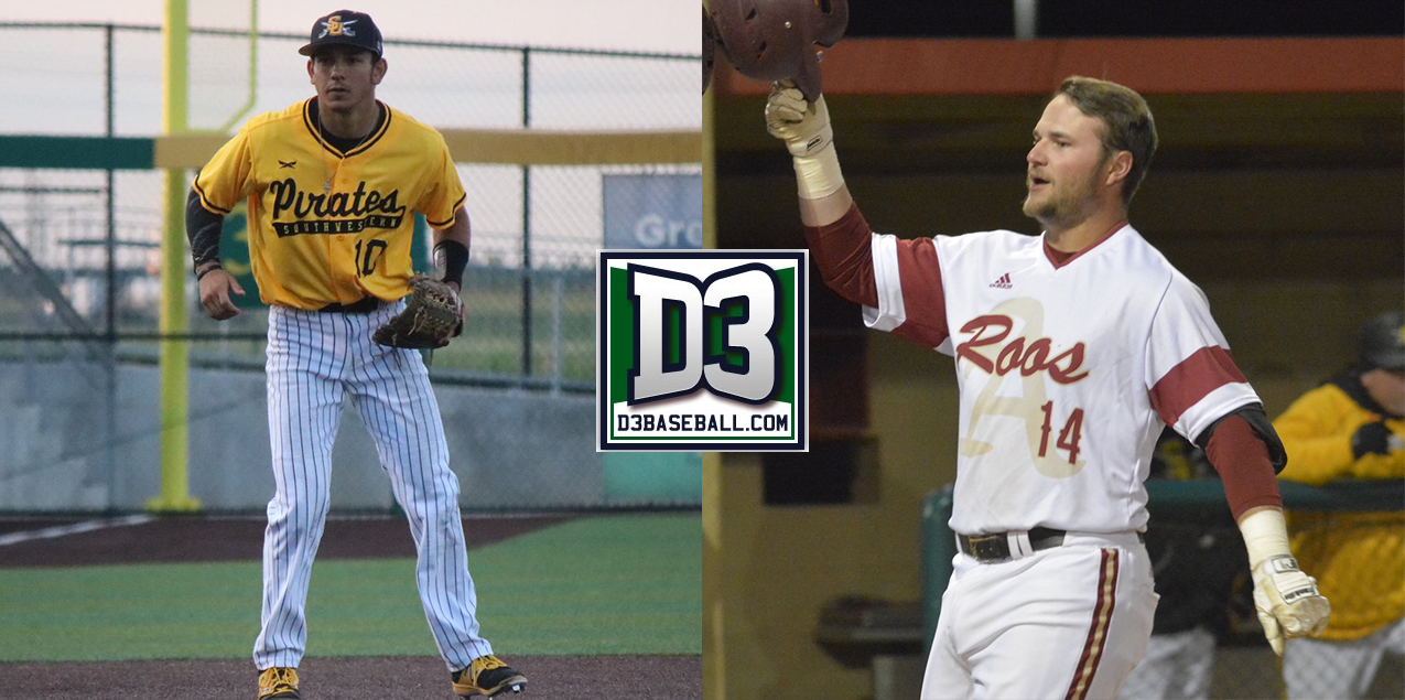 Austin College's Taff and Southwestern's Montgomery Jr. highlight D3Baseball.com All-Region Team