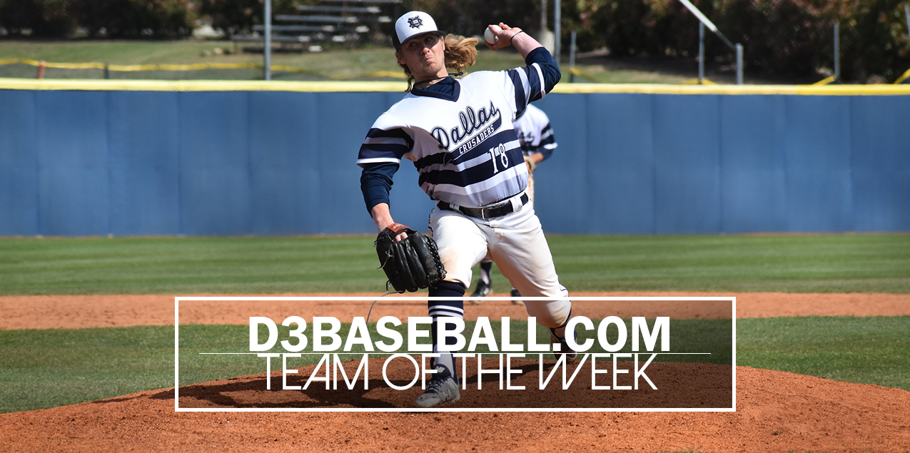 Dallas' Wallace Named to D3Baseball.com Team of the Week