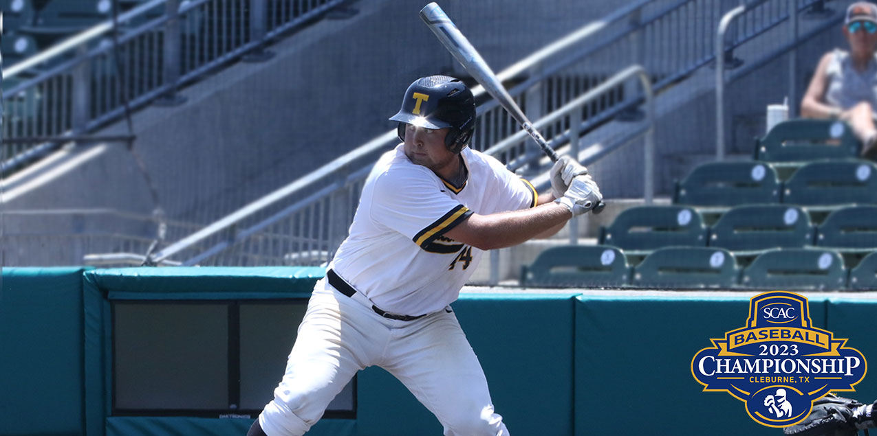Post's Two Home Runs Propel Texas Lutheran in 2023 SCAC Baseball Tournament Opener