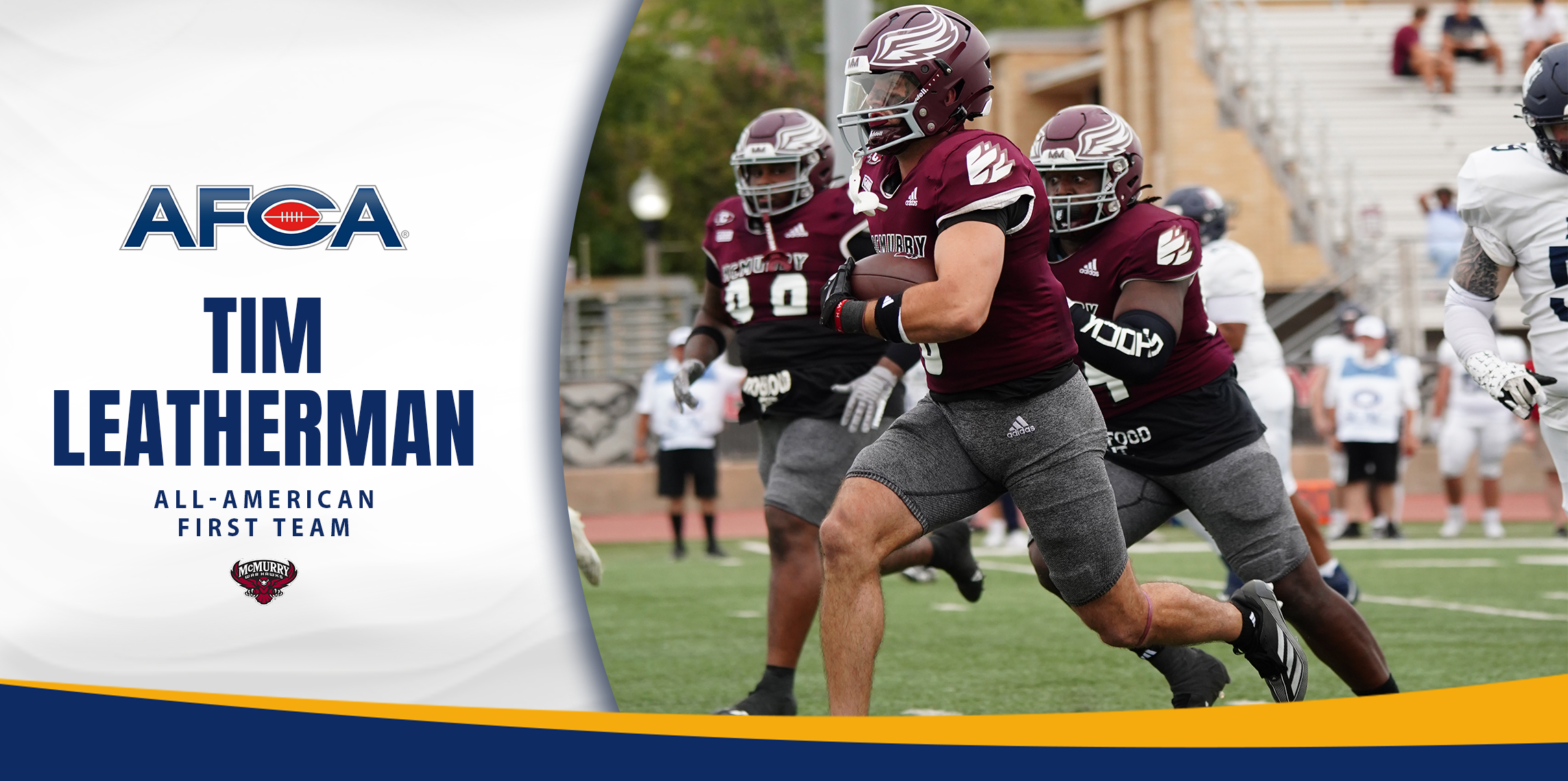 McMurry's Leatherman Named AFCA All-America