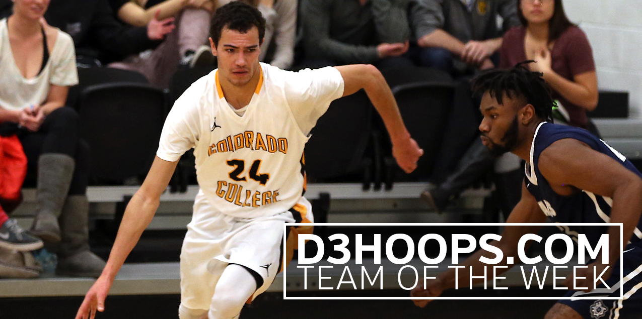 Colorado College's John Hatch Named to D3hoops.com Team of the Week