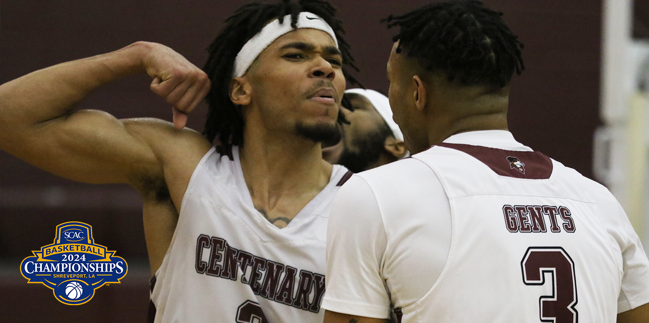 Centenary Withstands Blistering 3-Point Shooting from Schreiner in 76-75 SCAC Quarterfinal Round Win