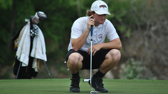 Schreiner Leads After Day One of SCAC Men's Golf Championship