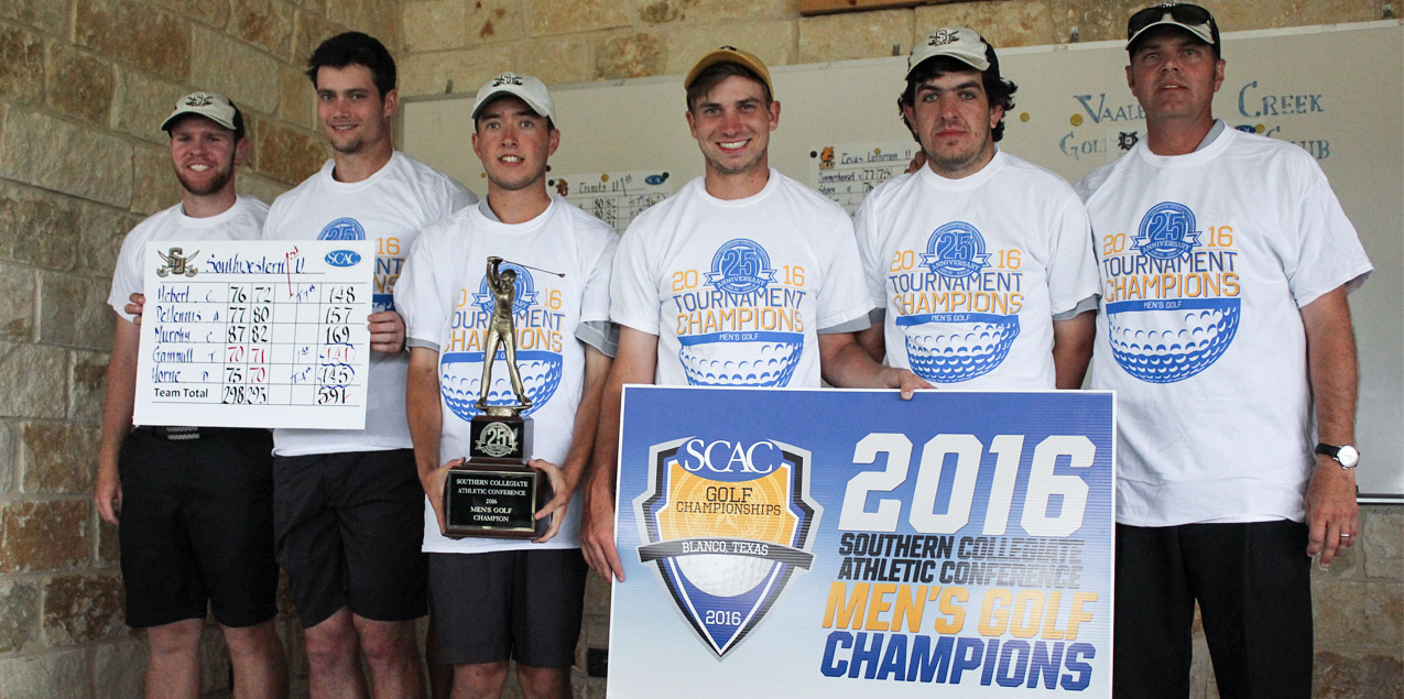 Southwestern wins SCAC Men's Championship, Gammill snags individual title