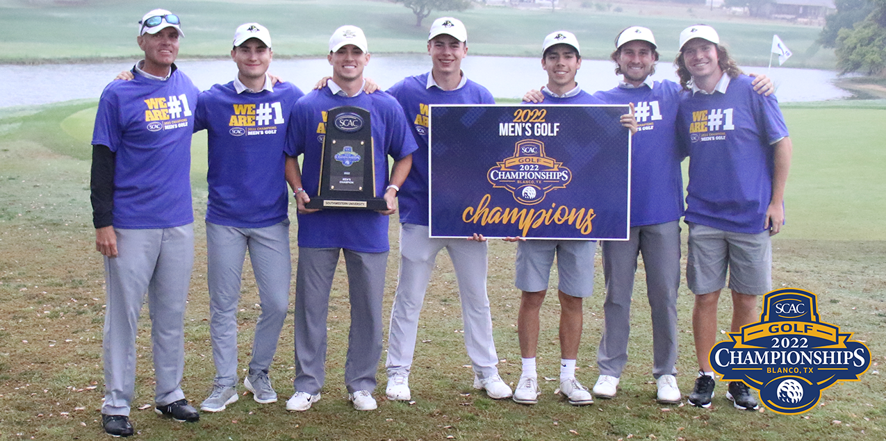 Southwestern Stages Late Comeback To Secure SCAC Men's Golf Title